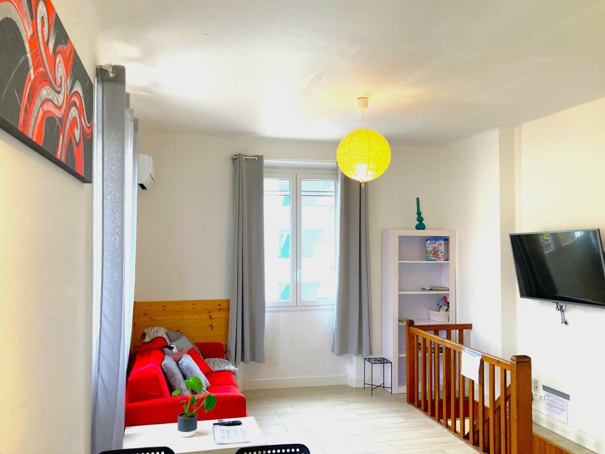 Blue Summer Vibes Duplex Studio For 4P, Ac, Sea View, Parking, Beach At 50M, Spa Access -3 La Ciotat Kültér fotó