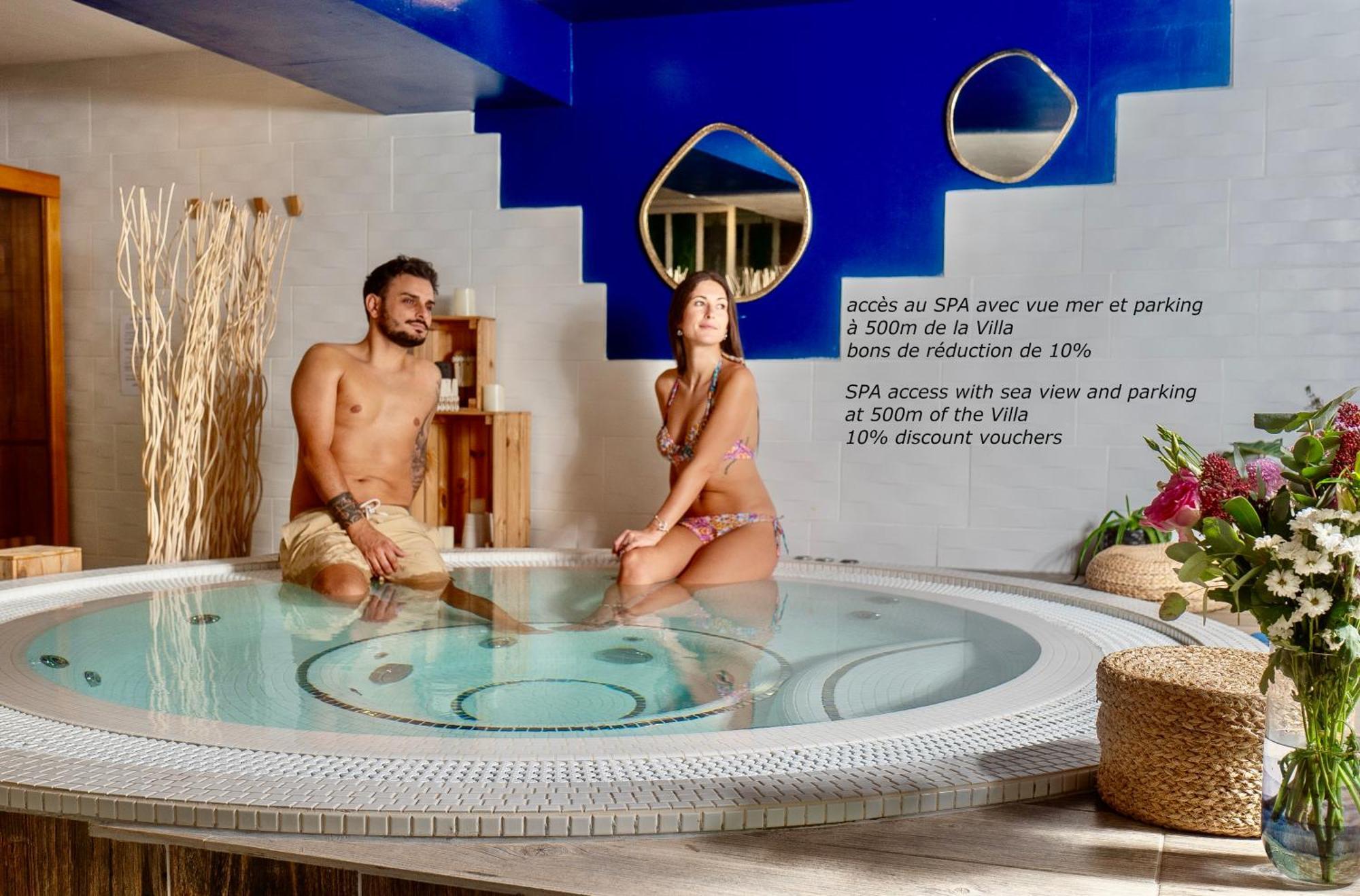 Blue Summer Vibes Duplex Studio For 4P, Ac, Sea View, Parking, Beach At 50M, Spa Access -3 La Ciotat Kültér fotó